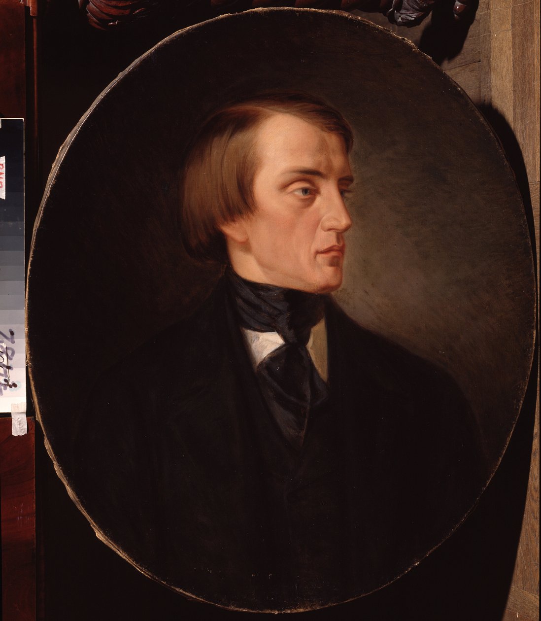 Porträt des russischen Literaturkritikers Vissarion Belinski von Kyrill Antonovitch Gorbunov