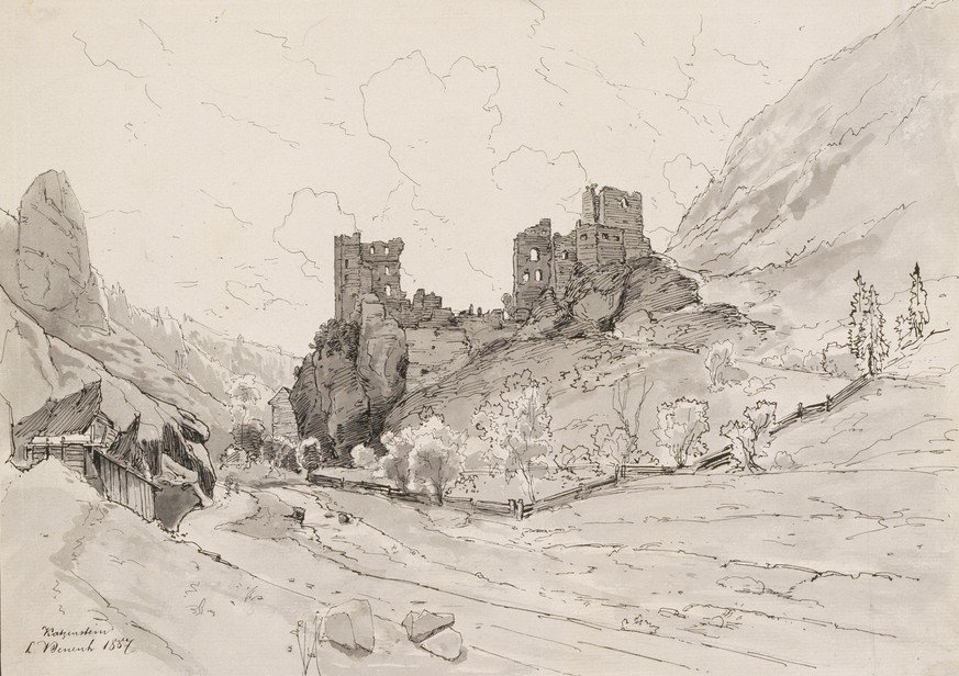 Ruinen der Burg Kamen von Ladislav Benesch