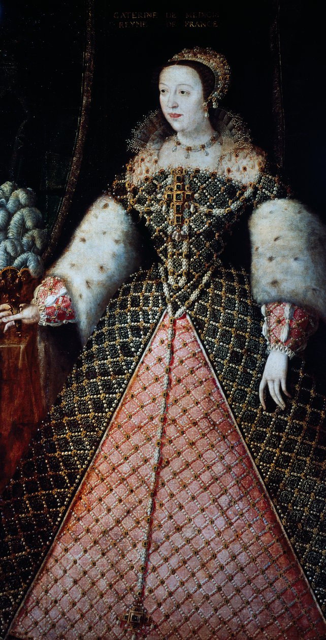 Porträt von Catherine de Medici, Königin von König Heinrich II. von Valois, ca. 1547-59 von Amadeo (after) Modigliani
