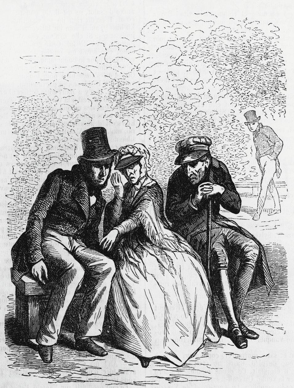 Illustration für Vater Goriot, Roman von Honoré de Balzac (1799-1850) aus der mehrbändigen Sammlung mit dem Titel Menschliche Komödie, Gravur von Laisne von Laisne Laisne