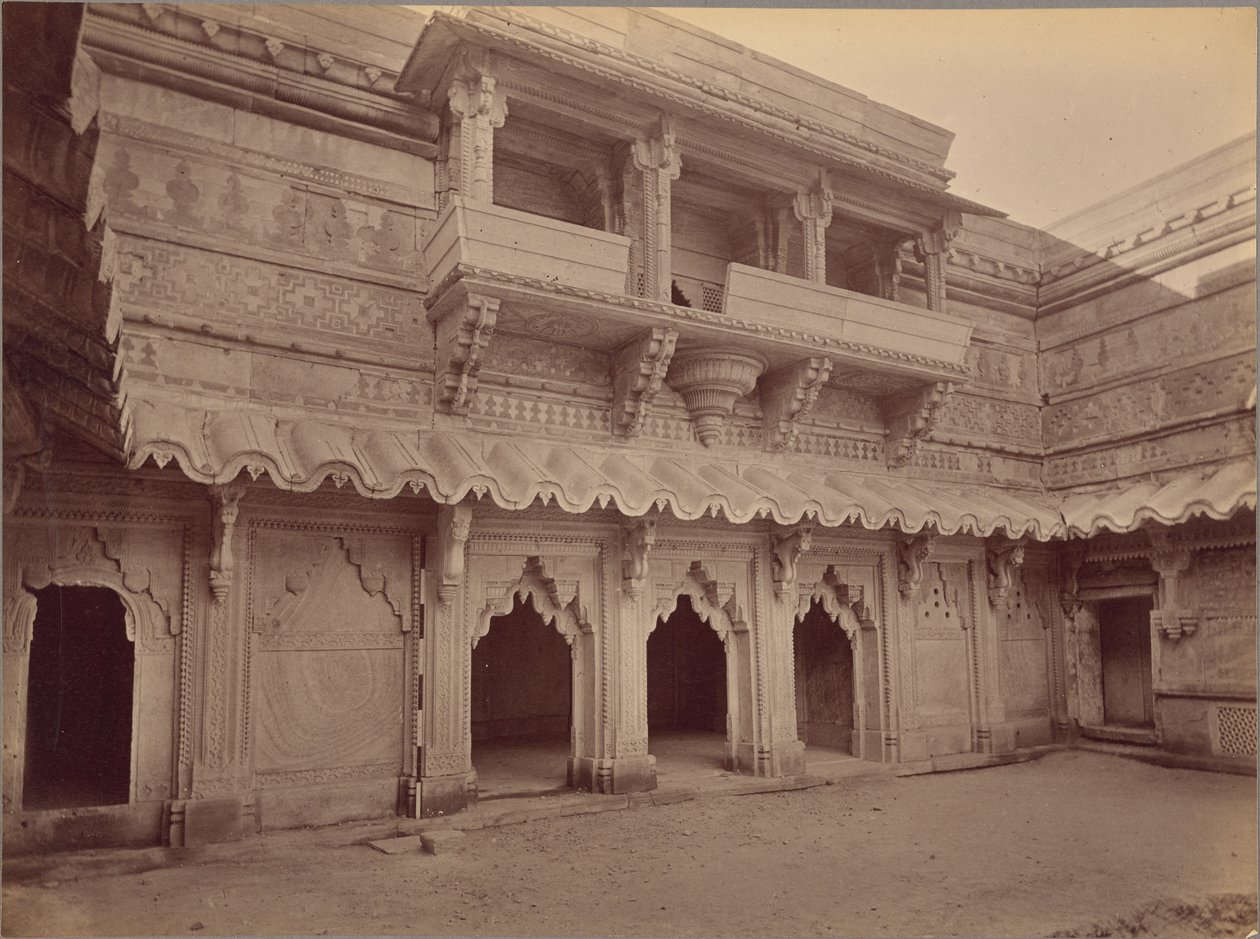 Innenraum von Man Mandir, Gwalior von Lala Deen Dayal
