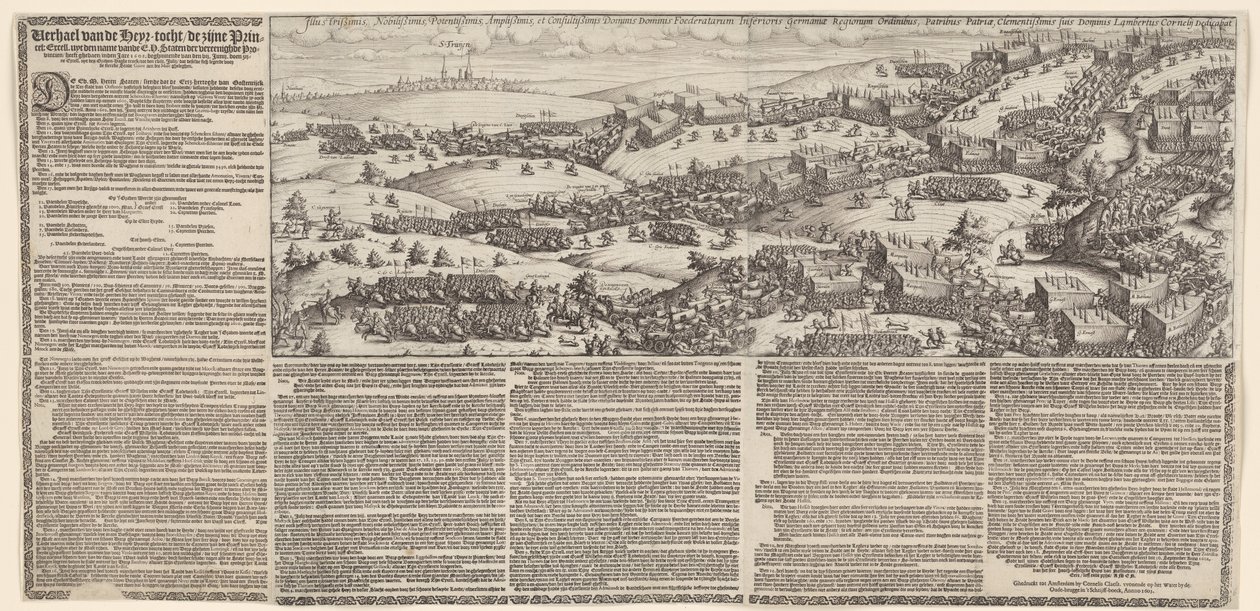 Zug von Maurits durch Brabant nach Grave, 1602 von Lambert Cornelisz.