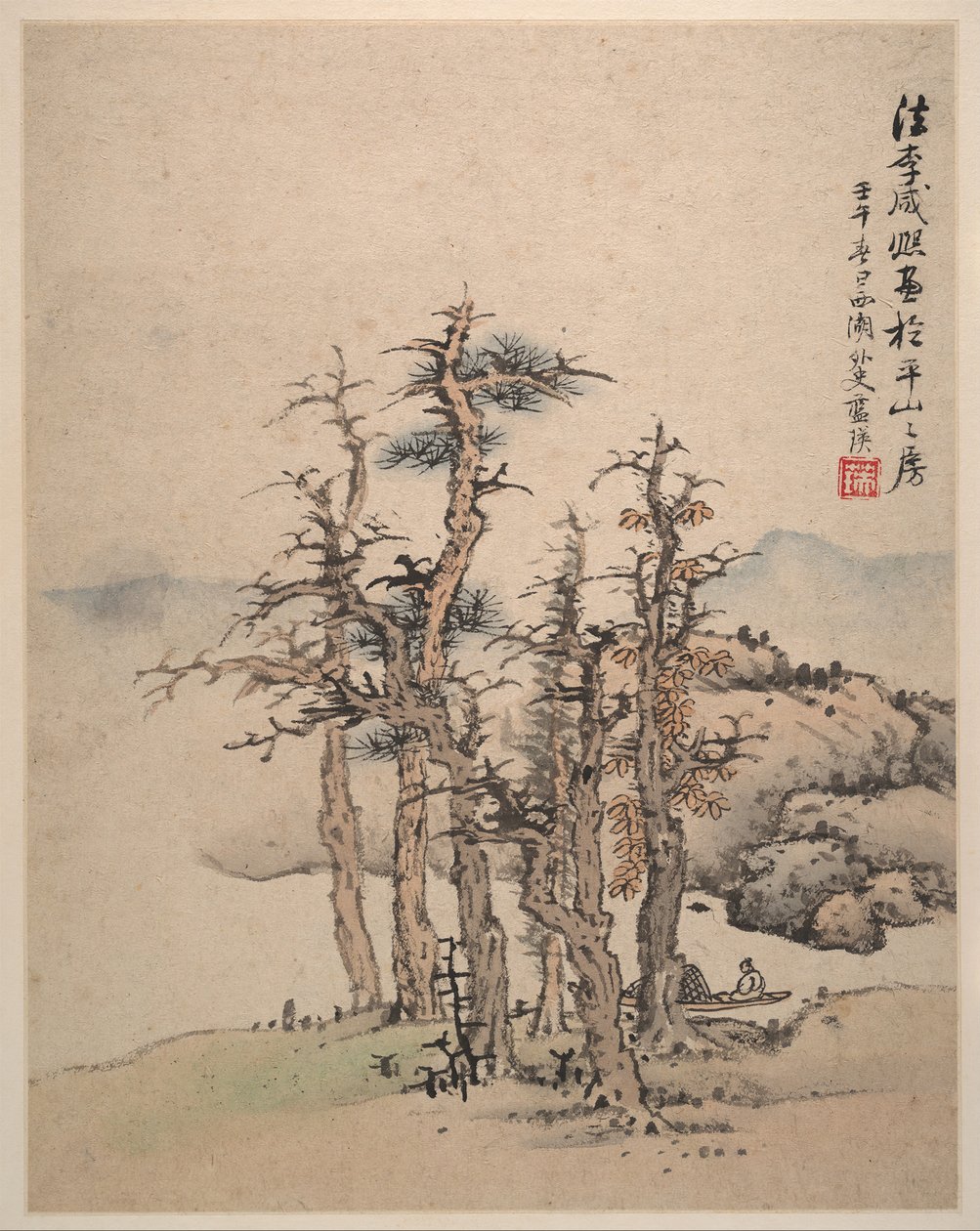 Landschaften nach Song- und Yuan-Meistern, 1642 von Lan Ying