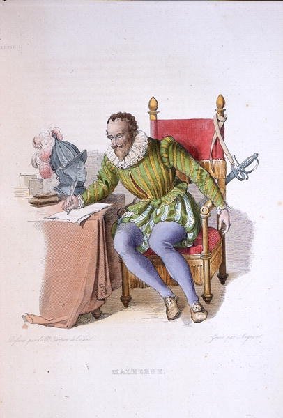 Porträt von Francois de Malherbe (1555-1628), Illustration aus 