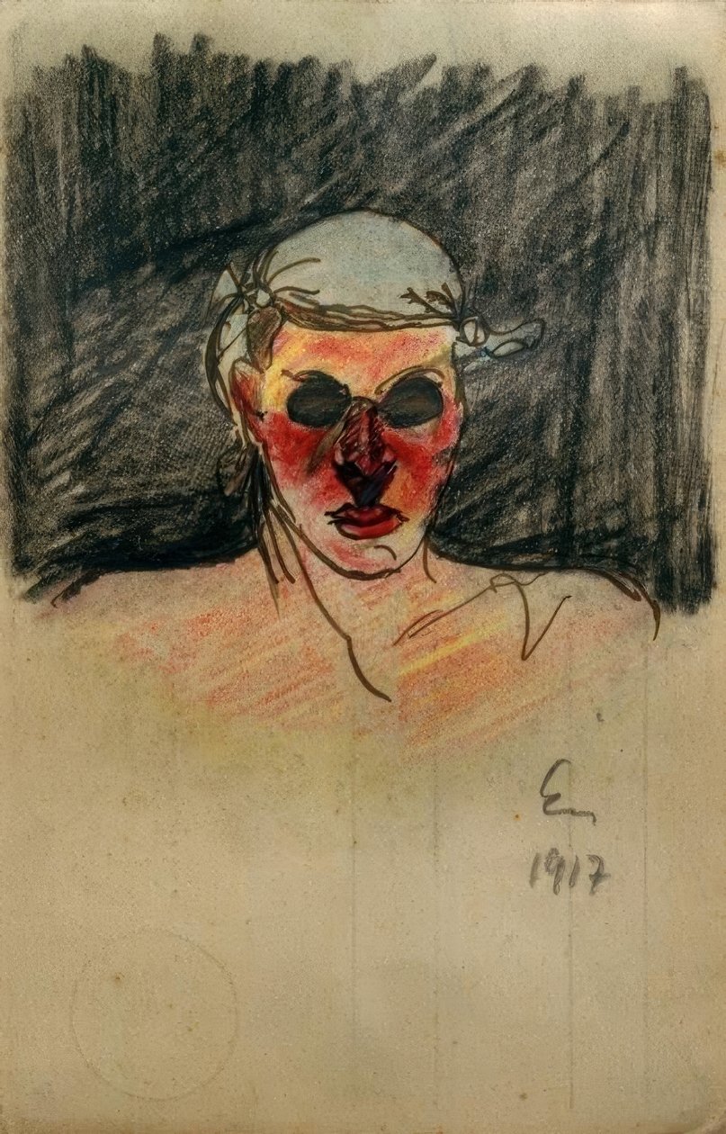 Ich (als Verwundeter) von Laszlo Moholy-Nagy