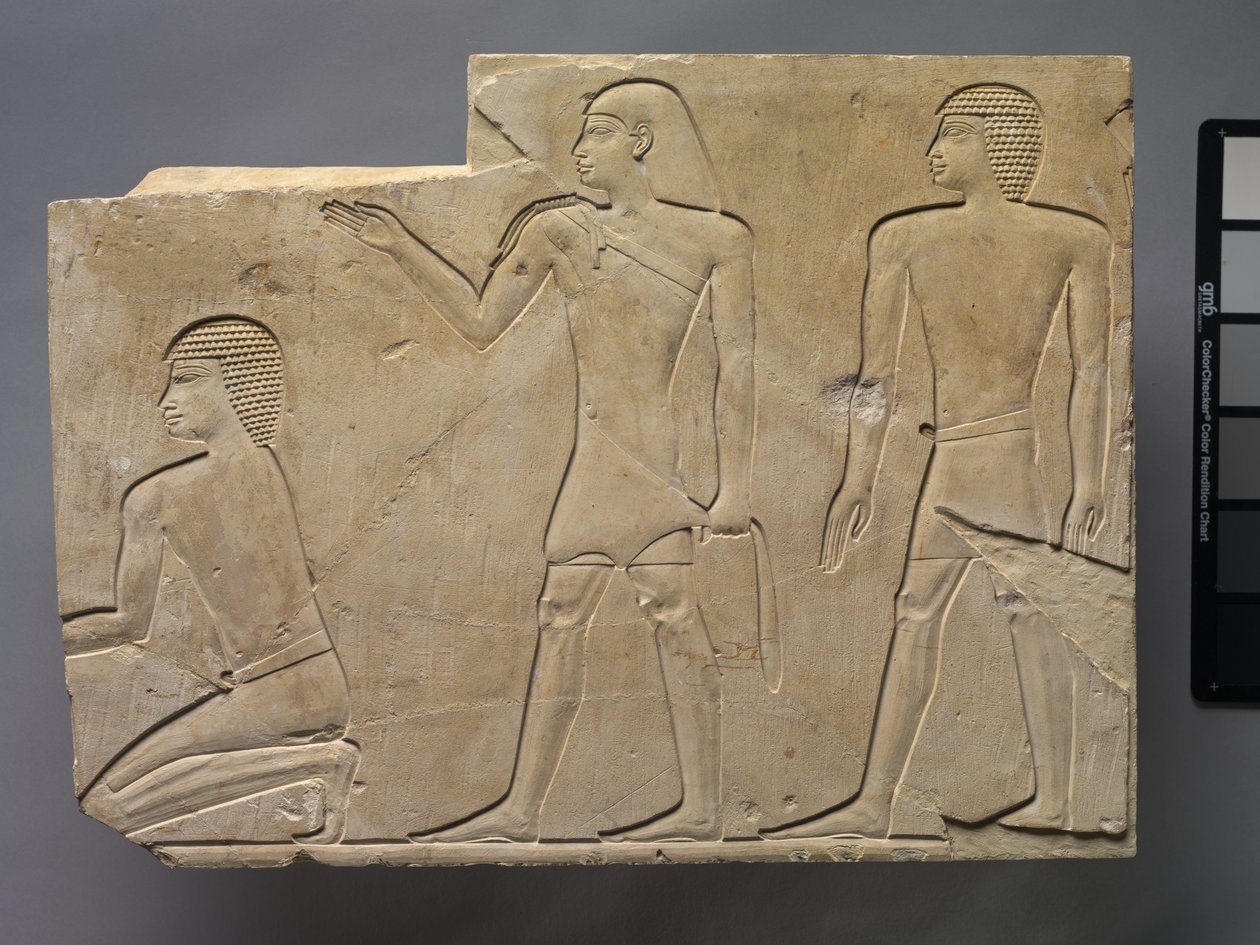 Priester, die Begräbnisriten durchführen, ca. 667-647 v. Chr. von Late Period Egyptian