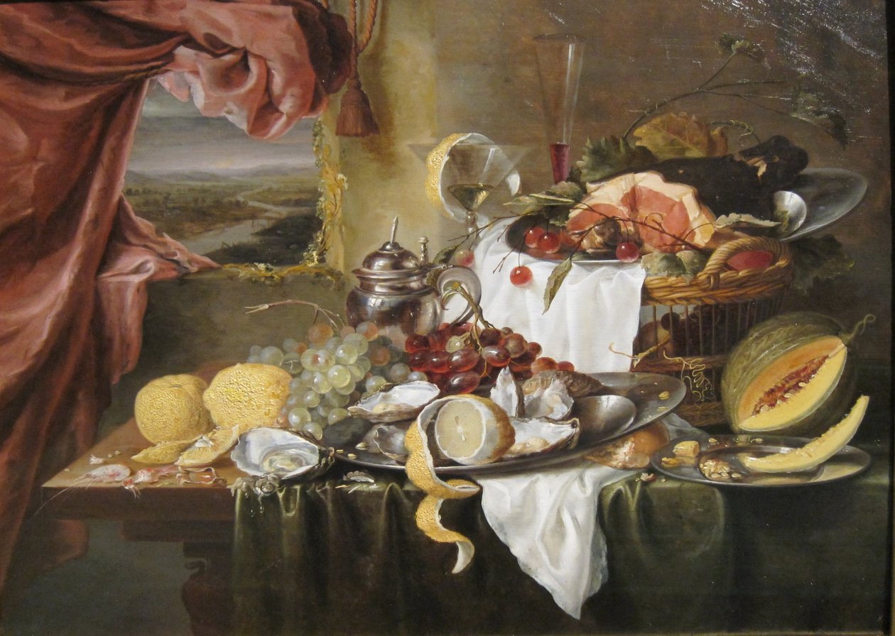 Stillleben mit imaginärer Aussicht von Laurens Craen