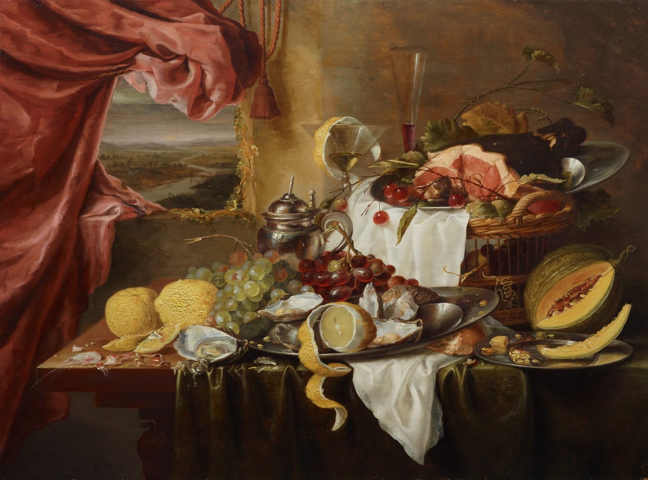 Stillleben mit imaginärer Aussicht von Laurens Craen