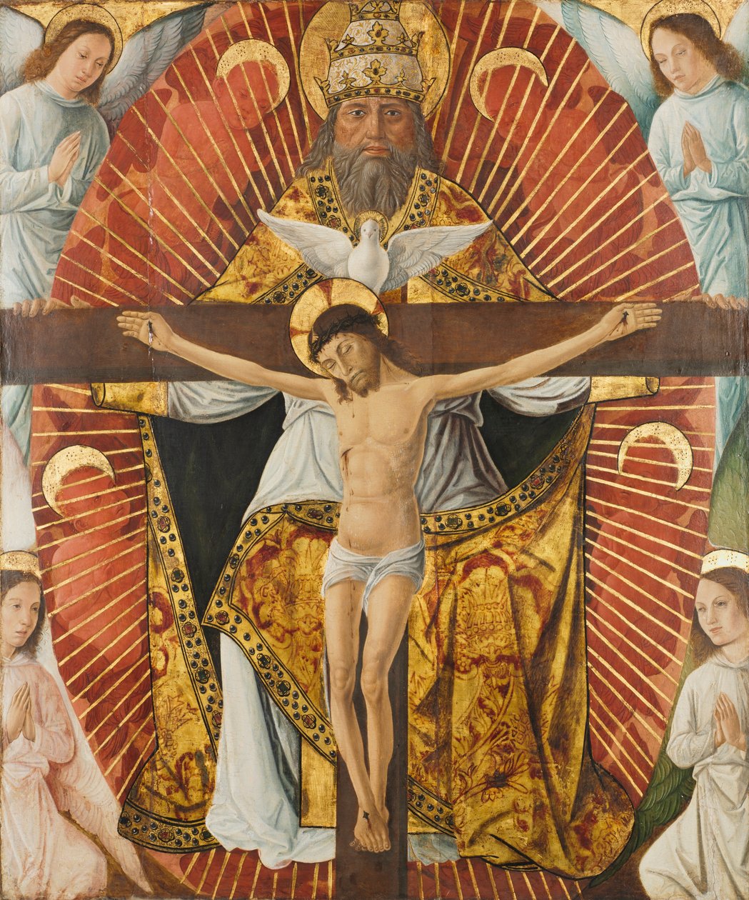 Die Dreifaltigkeit, ca. 1460 von Laurent Girardin