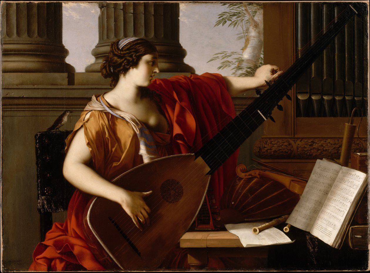 Allegorie der Musik von Laurent de La Hire or La Hyre