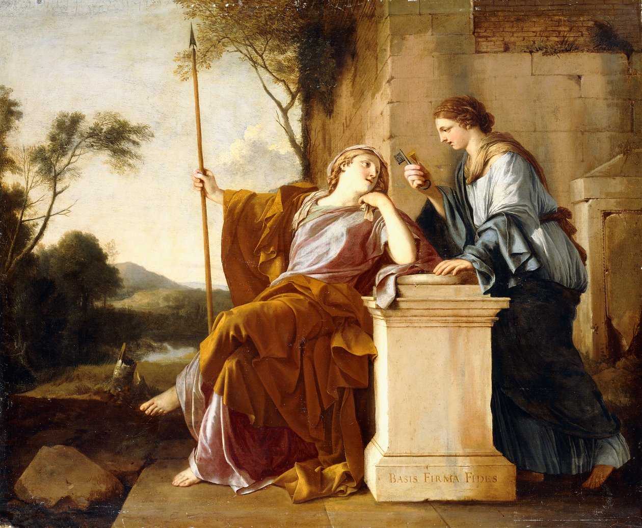 Eine Allegorie des öffentlichen Vertrauens von Laurent de la Hyre