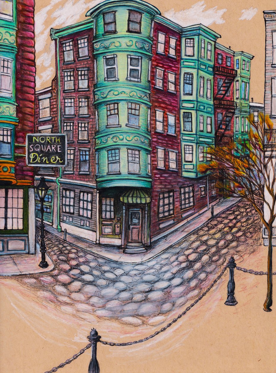 North Square Diner, 2025 von Laurie Michaels