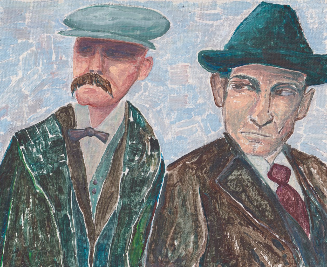 Sacco & Vanzetti, c.2019 von Laurie Michaels