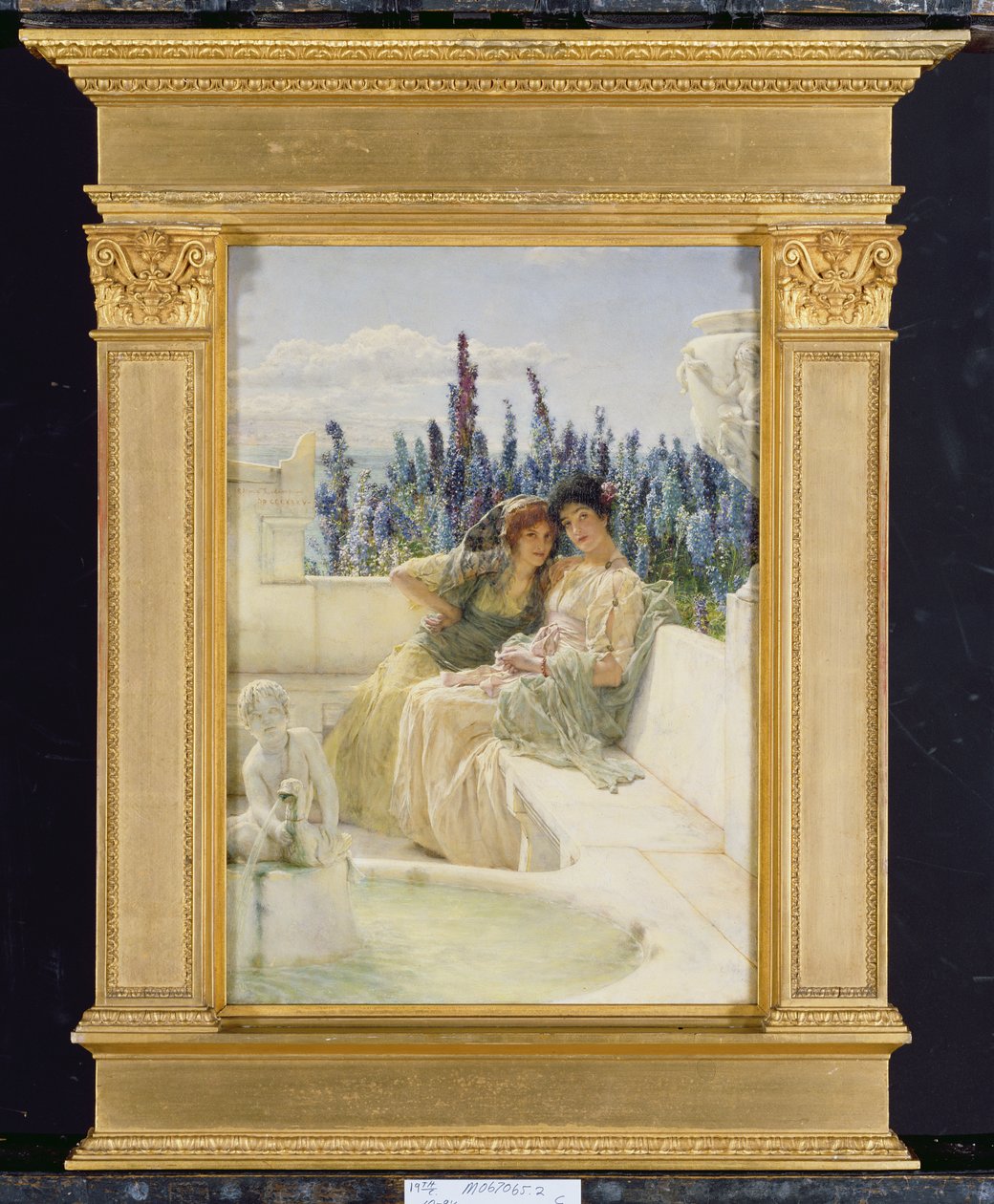 Flüsternder Mittag, 1896 von Lawrence Alma Tadema