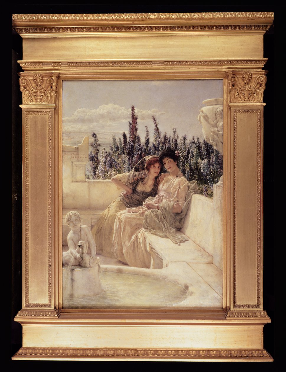 Flüsternder Mittag, 1896 von Lawrence Alma Tadema