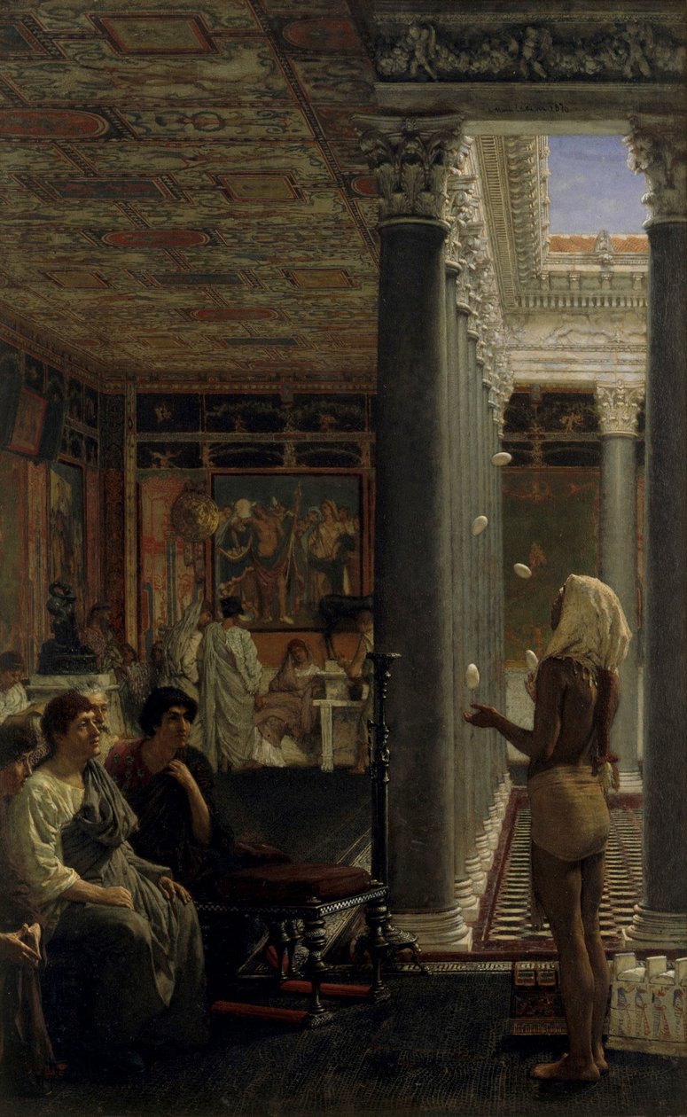Ein Jongleur von Lawrence Alma-Tadema