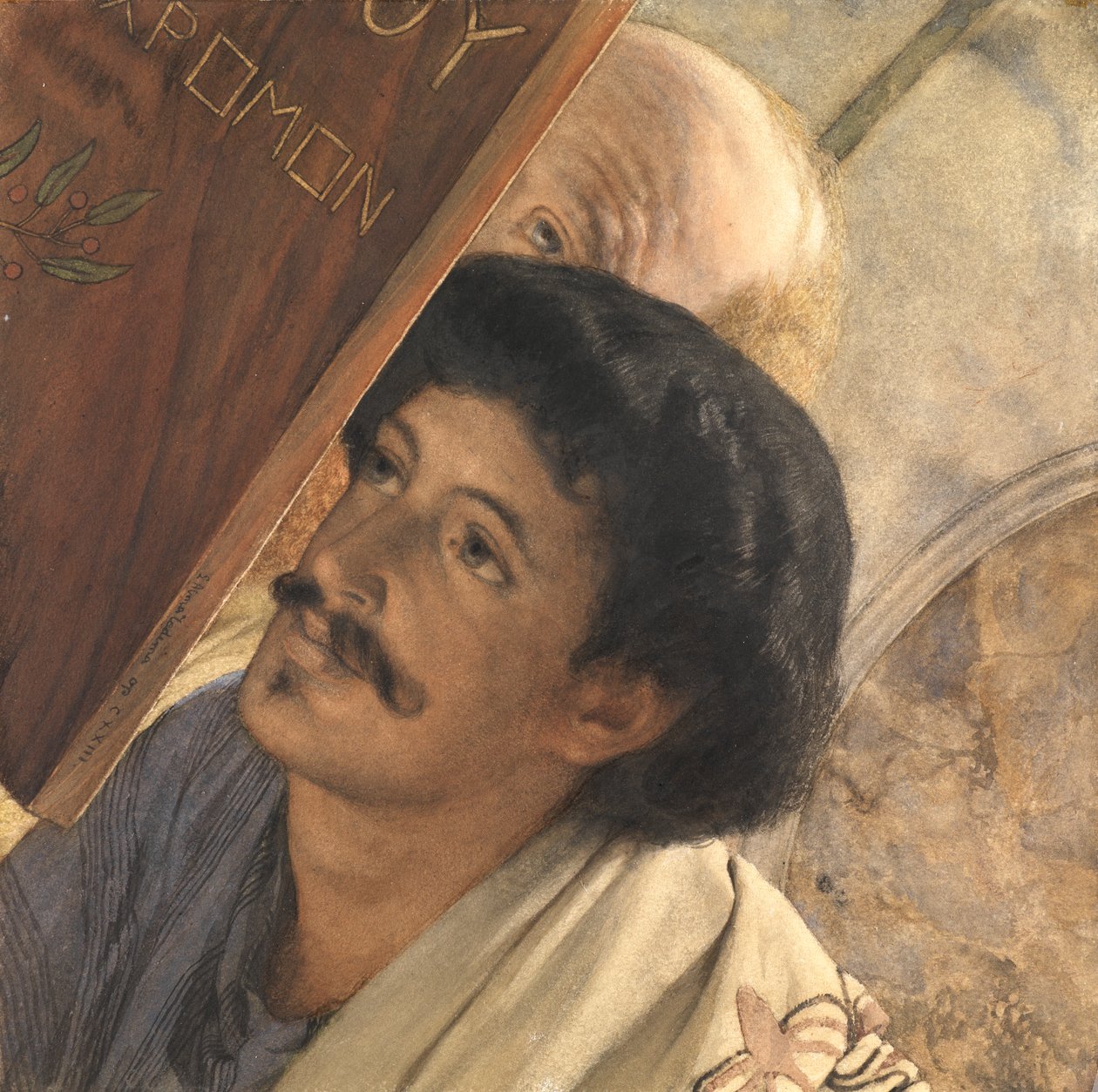 Charles Deschamps, mit Henry Wallace zuschauend, 1874 von Lawrence Alma Tadema