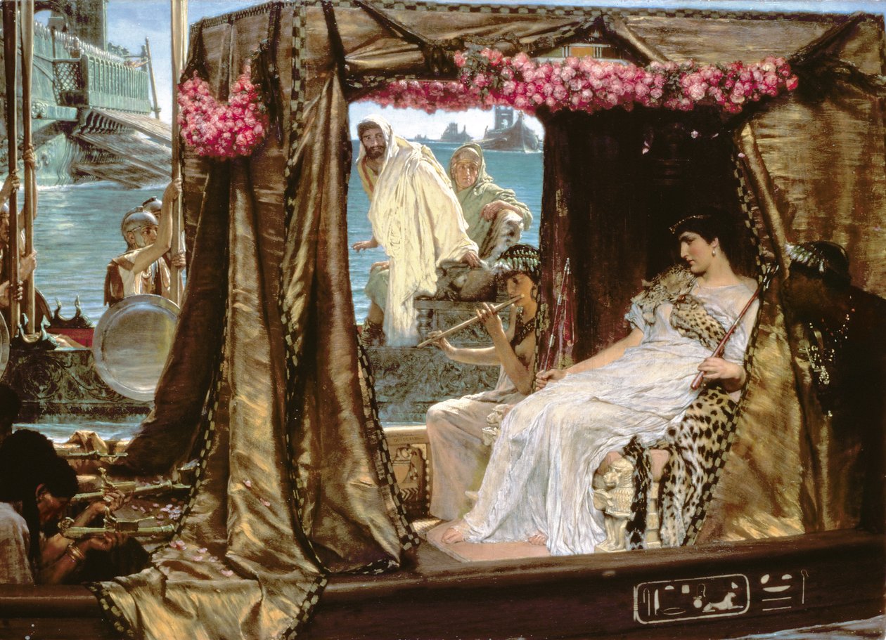 Das Treffen von Antonius und Kleopatra von Lawrence Alma Tadema