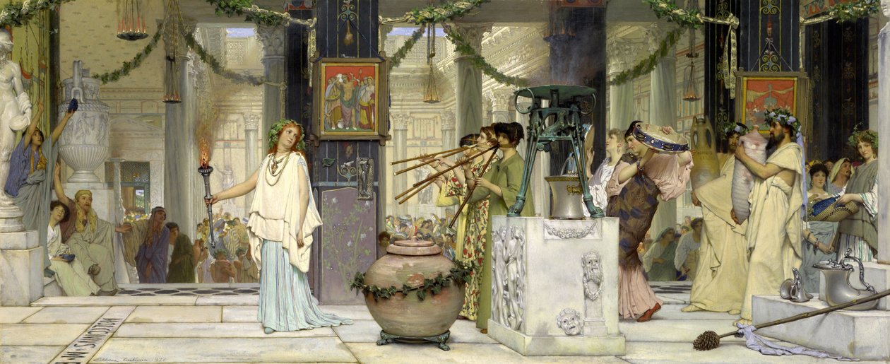 Das Weinfest von Lawrence Alma-Tadema
