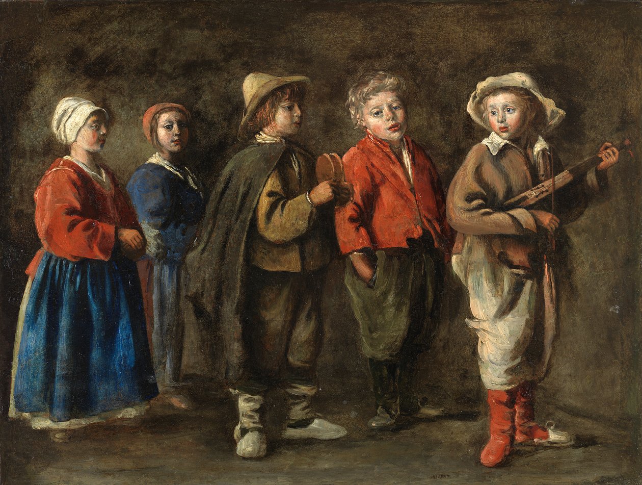 Antoine Le Nain - Die jungen Musiker, ca. 1640 von Le Nain Brothers