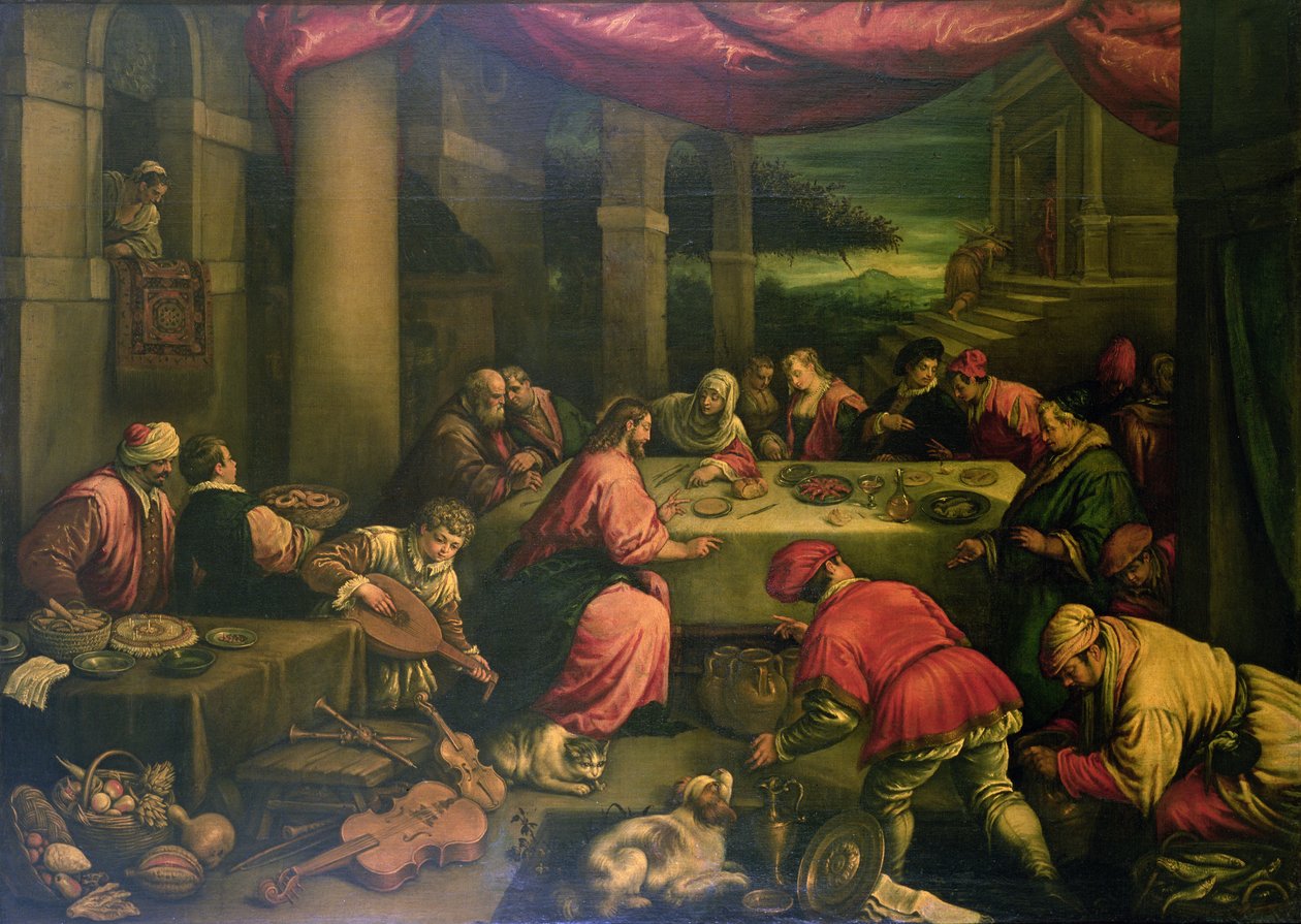 Die Hochzeit zu Kana von Leandro da Ponte Bassano