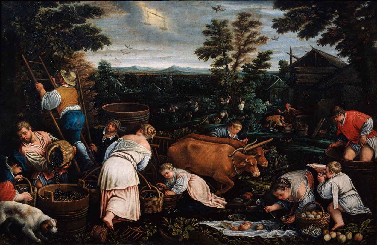 September aus der Serie Die Jahreszeiten von Leandro Bassano