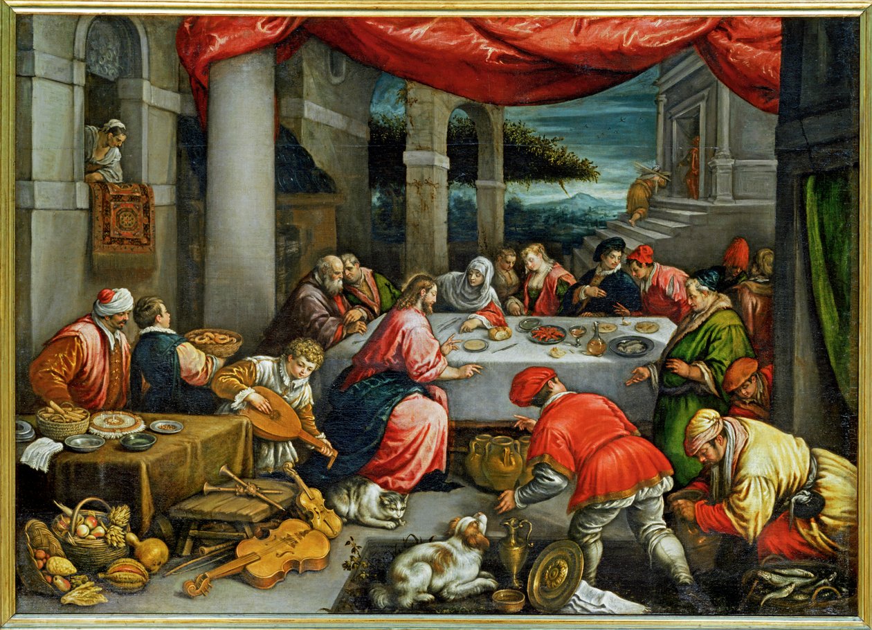 Die Hochzeit zu Kana von Leandro da Ponte Bassano