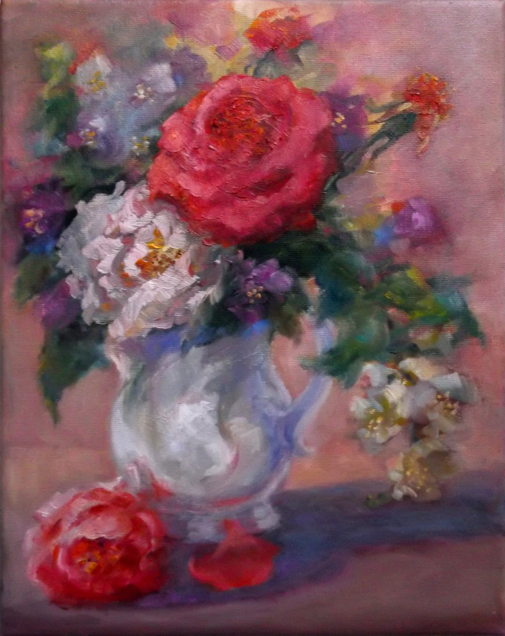 Weißer Krug, 2016 von Lee Campbell