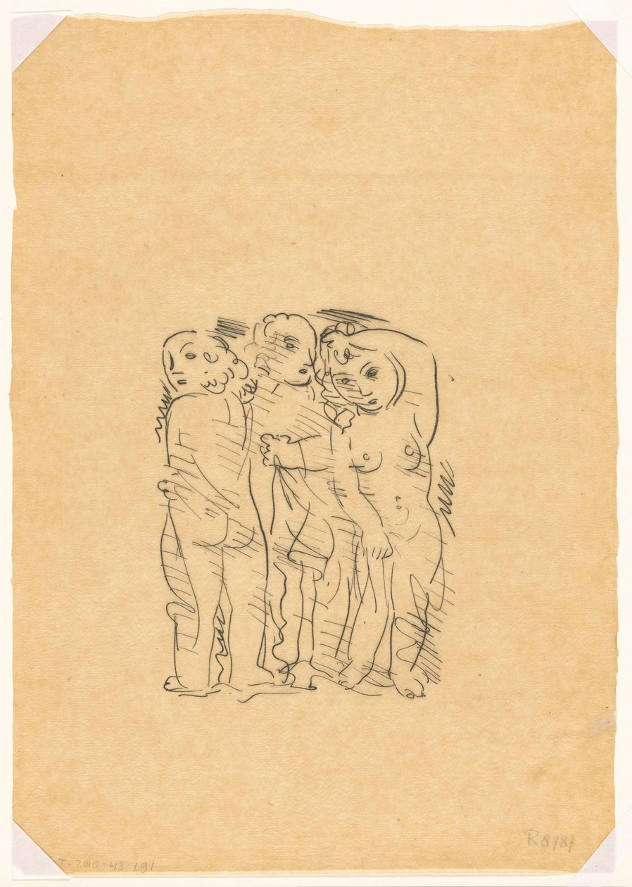 Drei Grazien (Skizze) von Leo Gestel