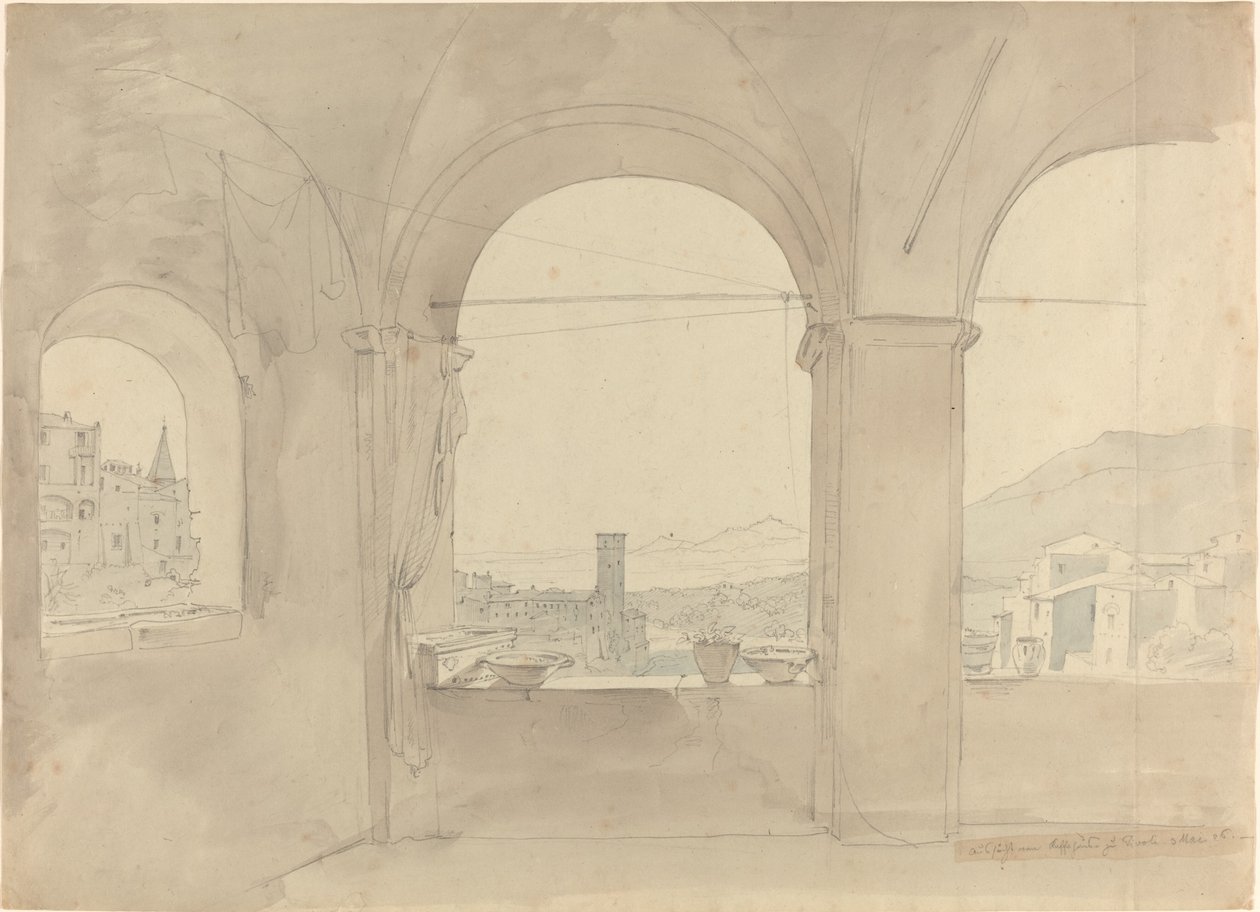 Panorama von Tivoli von einer Loggia von Leo von Klenze