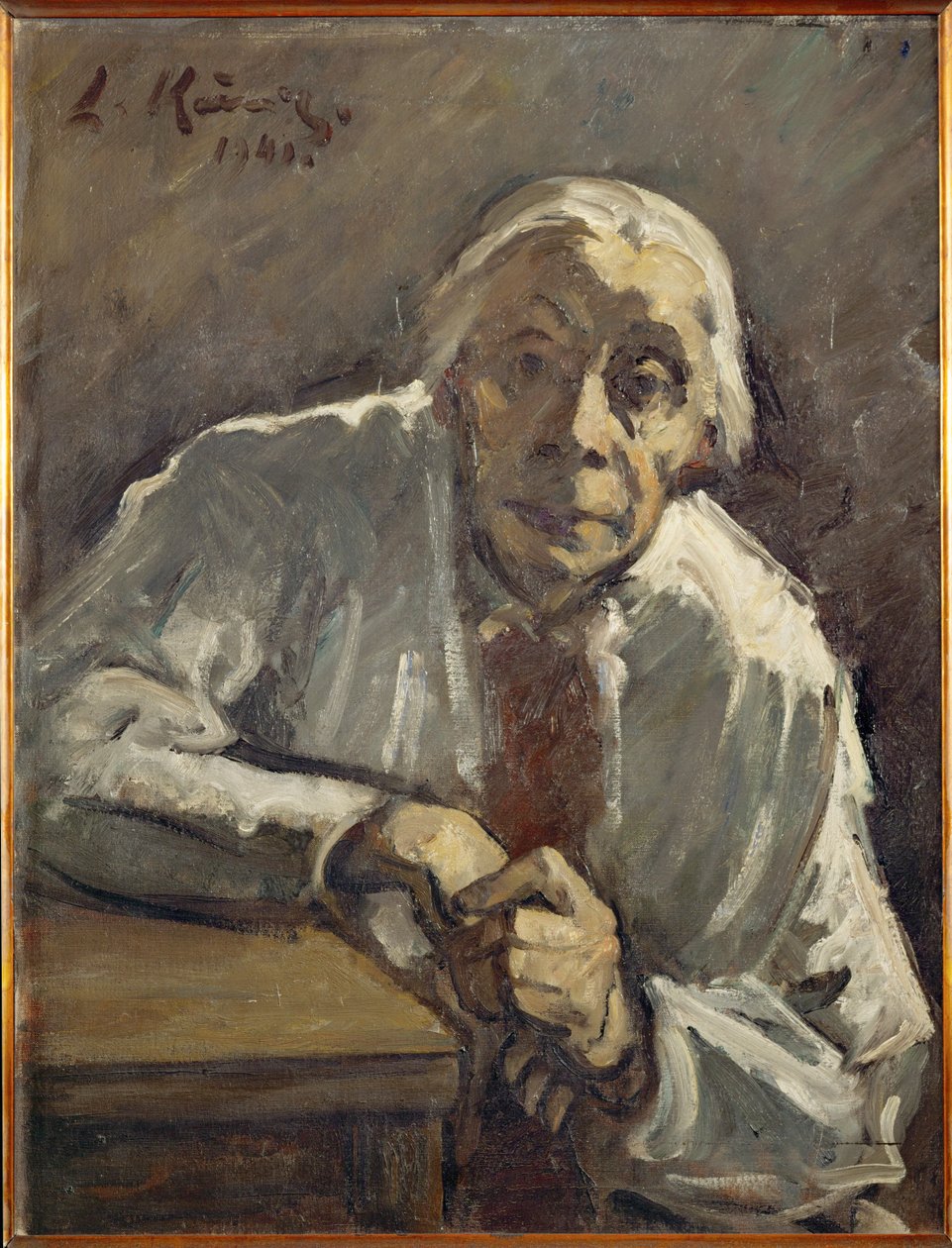 Porträt von Käthe Kollwitz von Leo von Konig