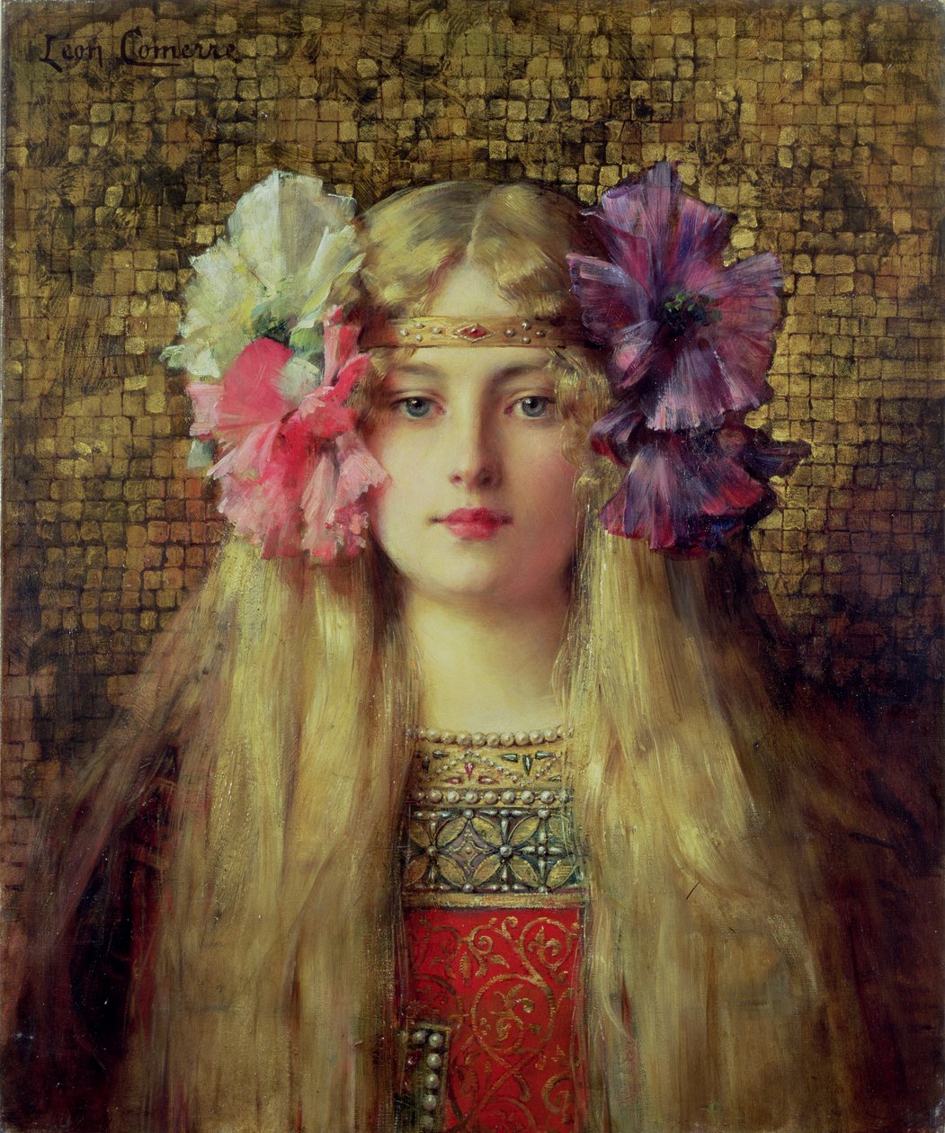 Die blonde Frau von Leon Francois Comerre
