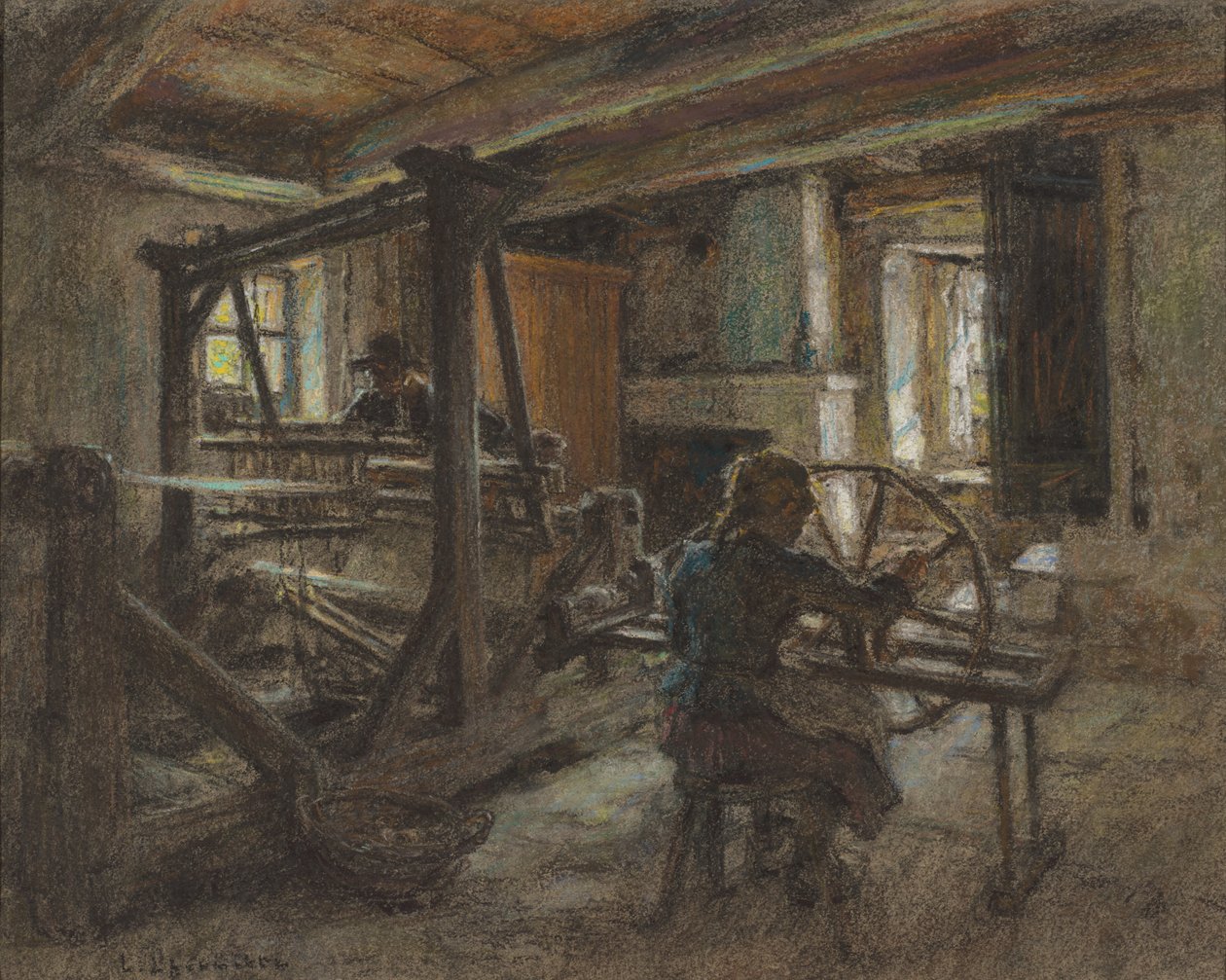 Das Weberhaus von Leon-Augustin Lhermitte