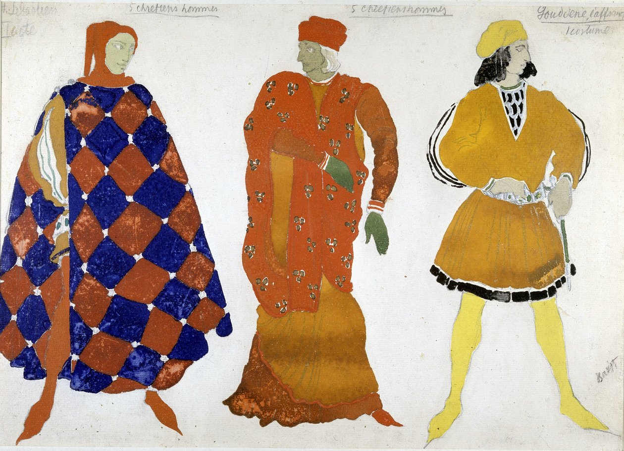 Bakst-Kostüm für „Der Märtyrer von San Sebastian“ von Leon Bakst
