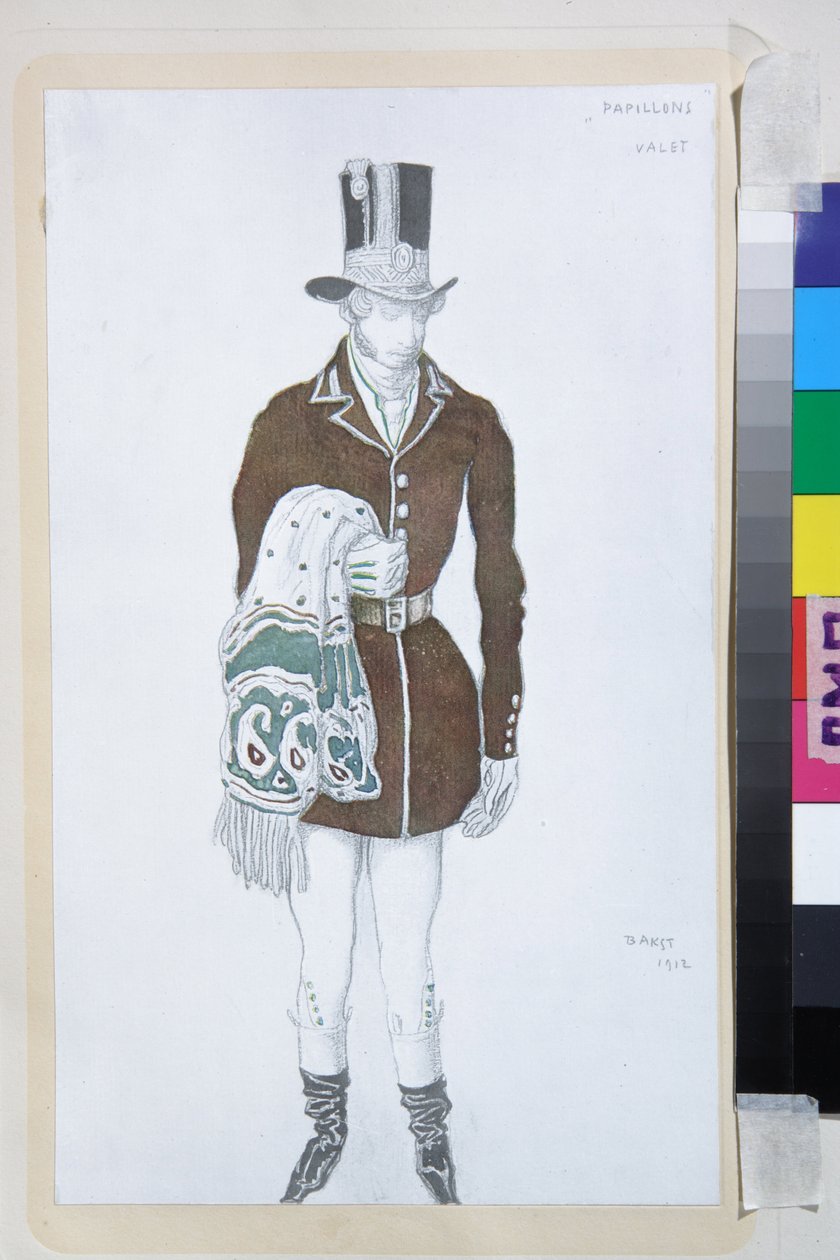 Kostüm für das Ballett Die Schmetterlinge von Robert Schumann von Leon Bakst