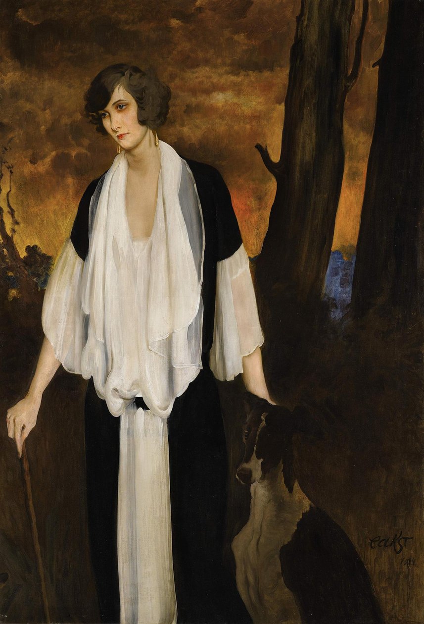 Porträt von Rachel Strong, der zukünftigen Gräfin Henri de Boisgelin von Leon Bakst