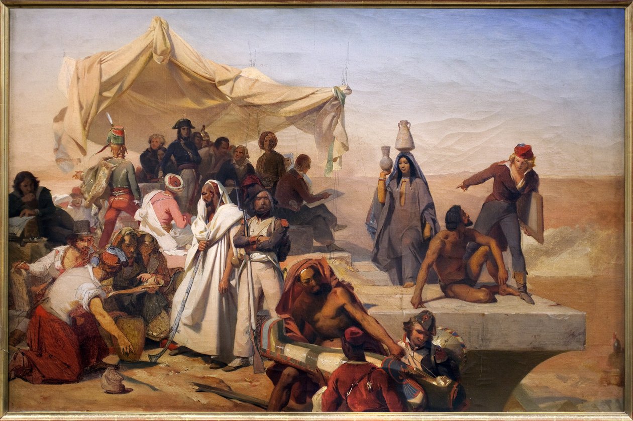 Die Expedition (Feldzug) von Ägypten unter dem Kommando von Bonaparte (Napoleon) von Léon Cogniet