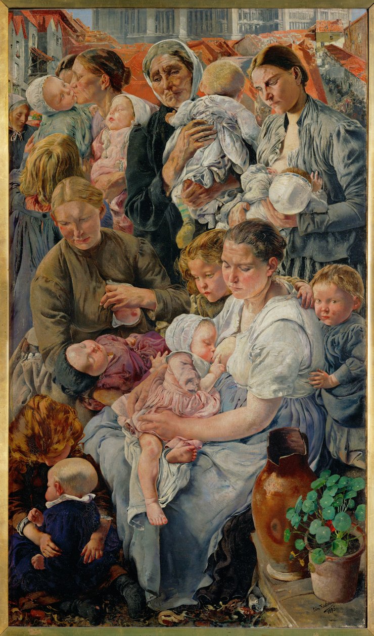 Die Frauen - rechts von Leon Henri Marie Frederic