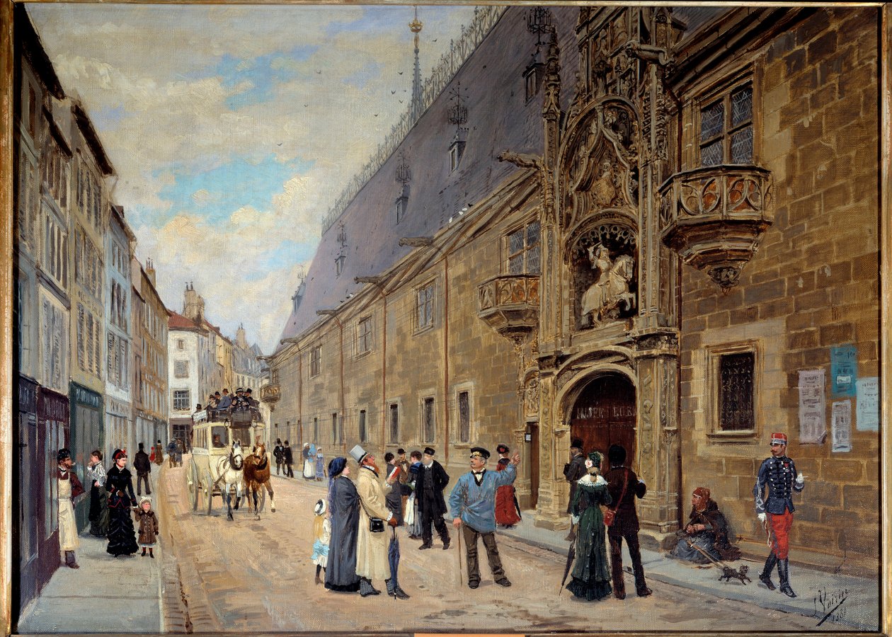 Das restaurierte Herzogspalais in Nancy von Leon Joseph Voirin