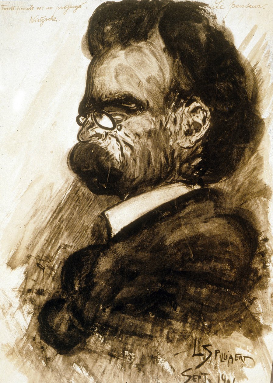 Friedrich Nietzsche (1844-1900) deutscher Philosoph und Dichter von Leon Spilliaert