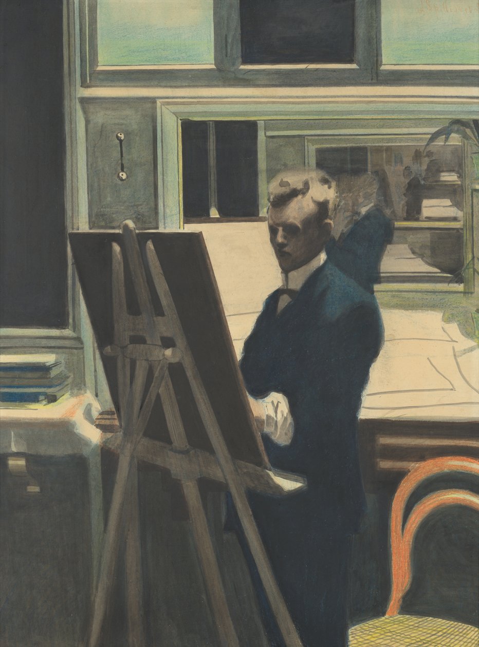 Selbstporträt von Leon Spilliaert