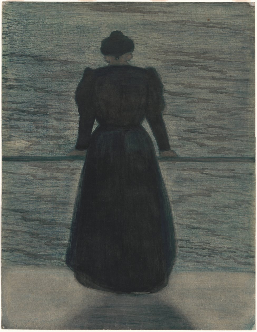 Frau am Meer von Leon Spilliaert
