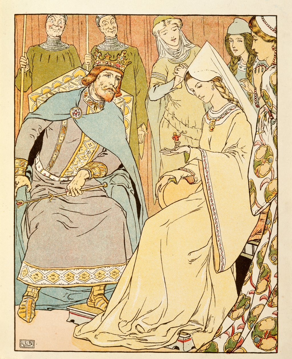 Illustration aus Tom Thumb von Leonard Leslie Brooke