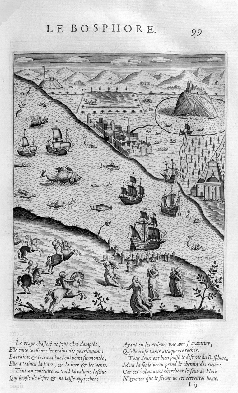 Der Bosporus, 1615 von Leonard Gaultier