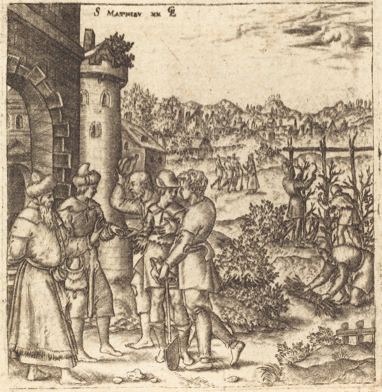 Das Gleichnis von den Arbeitern im Weinberg von Leonard Gaultier
