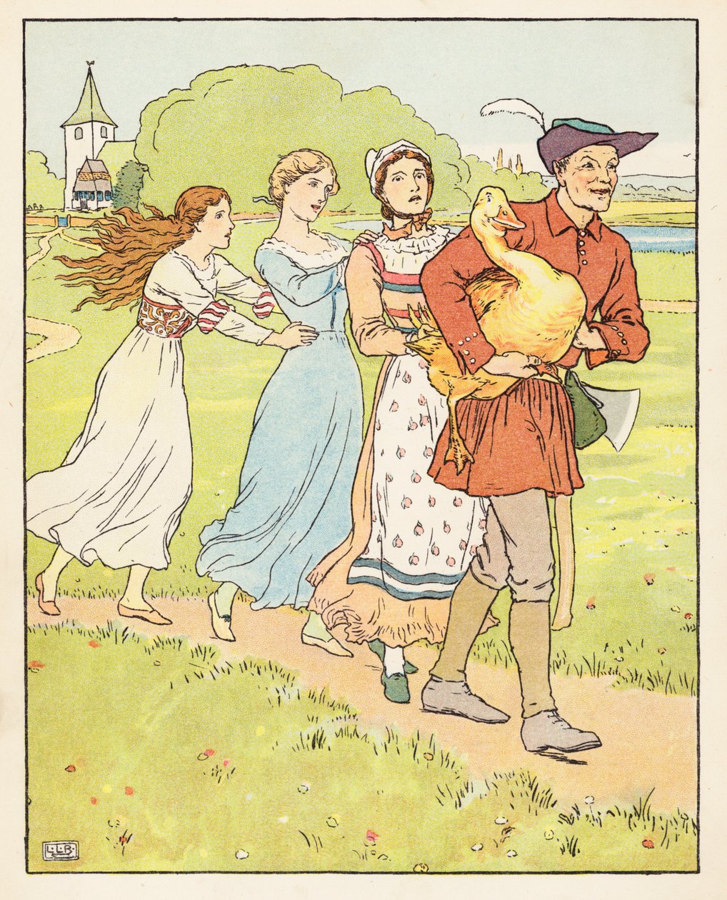 Die goldene Gans von Leonard Leslie Brooke