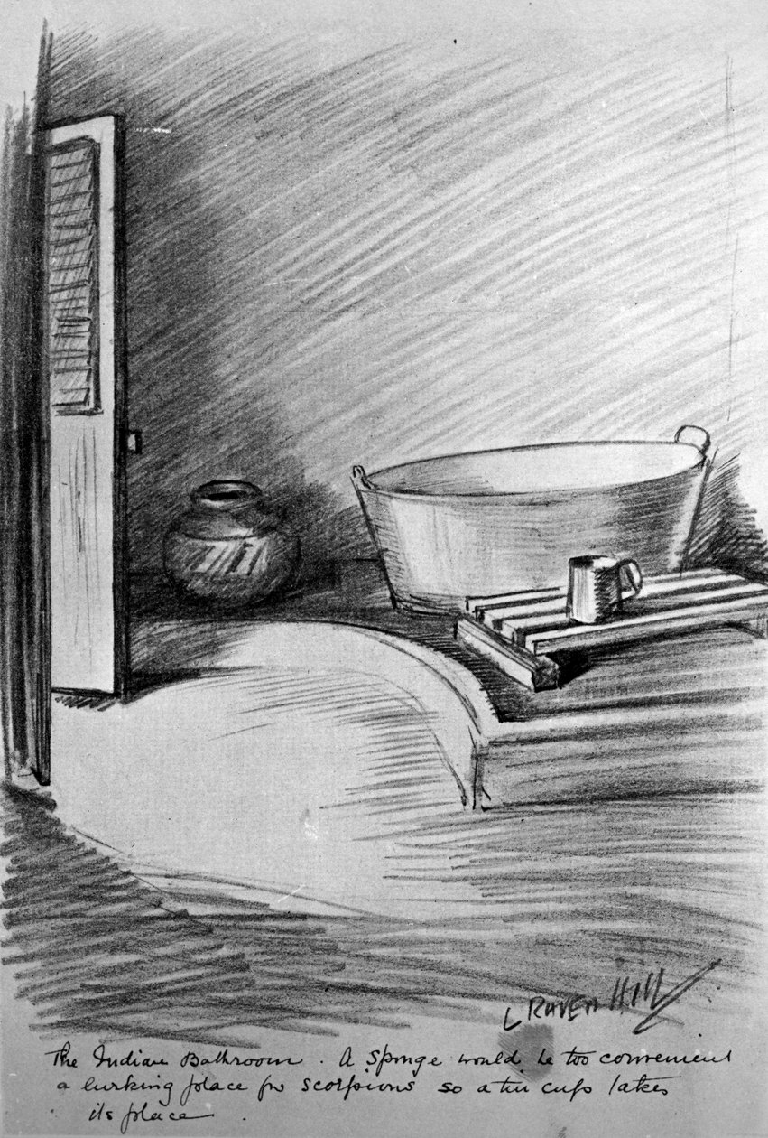 Das indische Badezimmer von Leonard Raven Hill
