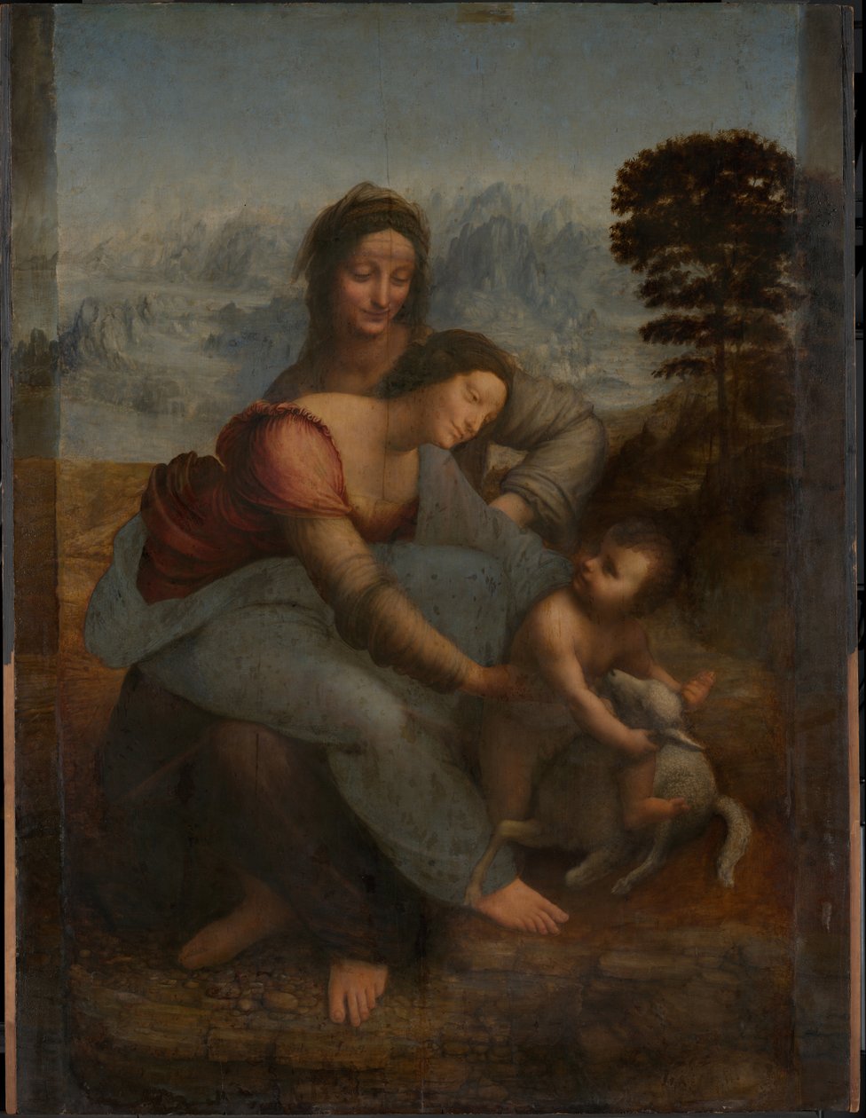 Die Jungfrau und das Kind mit der heiligen Anna von Leonardo da Vinci
