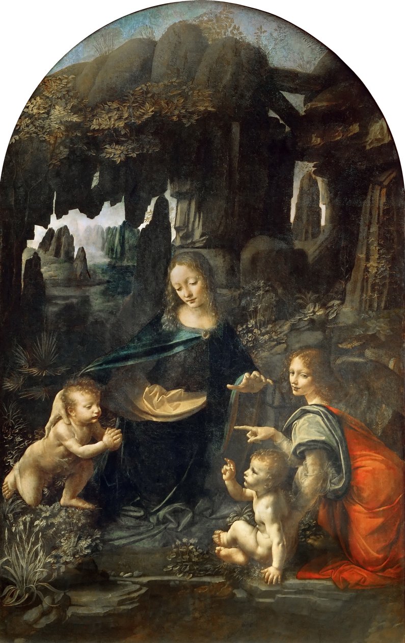 Die Felsgrottenmadonna von Leonardo da Vinci