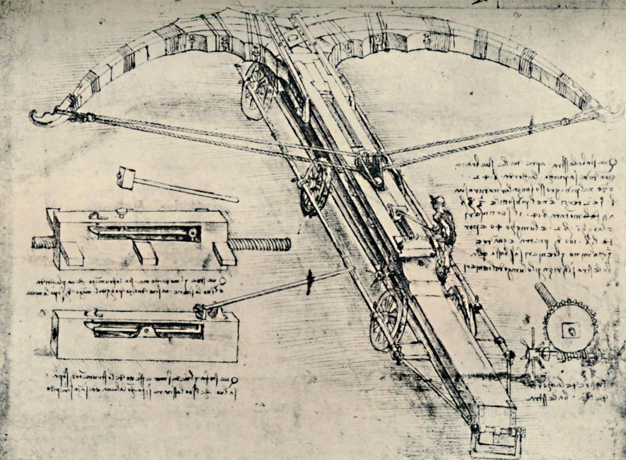 Ballista, 1928 von Leonardo da Vinci